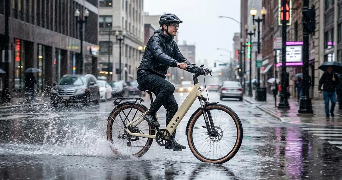 Riding Electric Bikes in the Rain: IP67 Waterproof