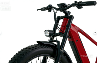 AmpTrail Red Radster Trail Electric Off-Road Bike - Image index.index1
