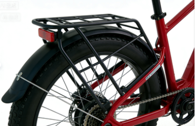 AmpTrail Red Radster Trail Electric Off-Road Bike - Image index.index1