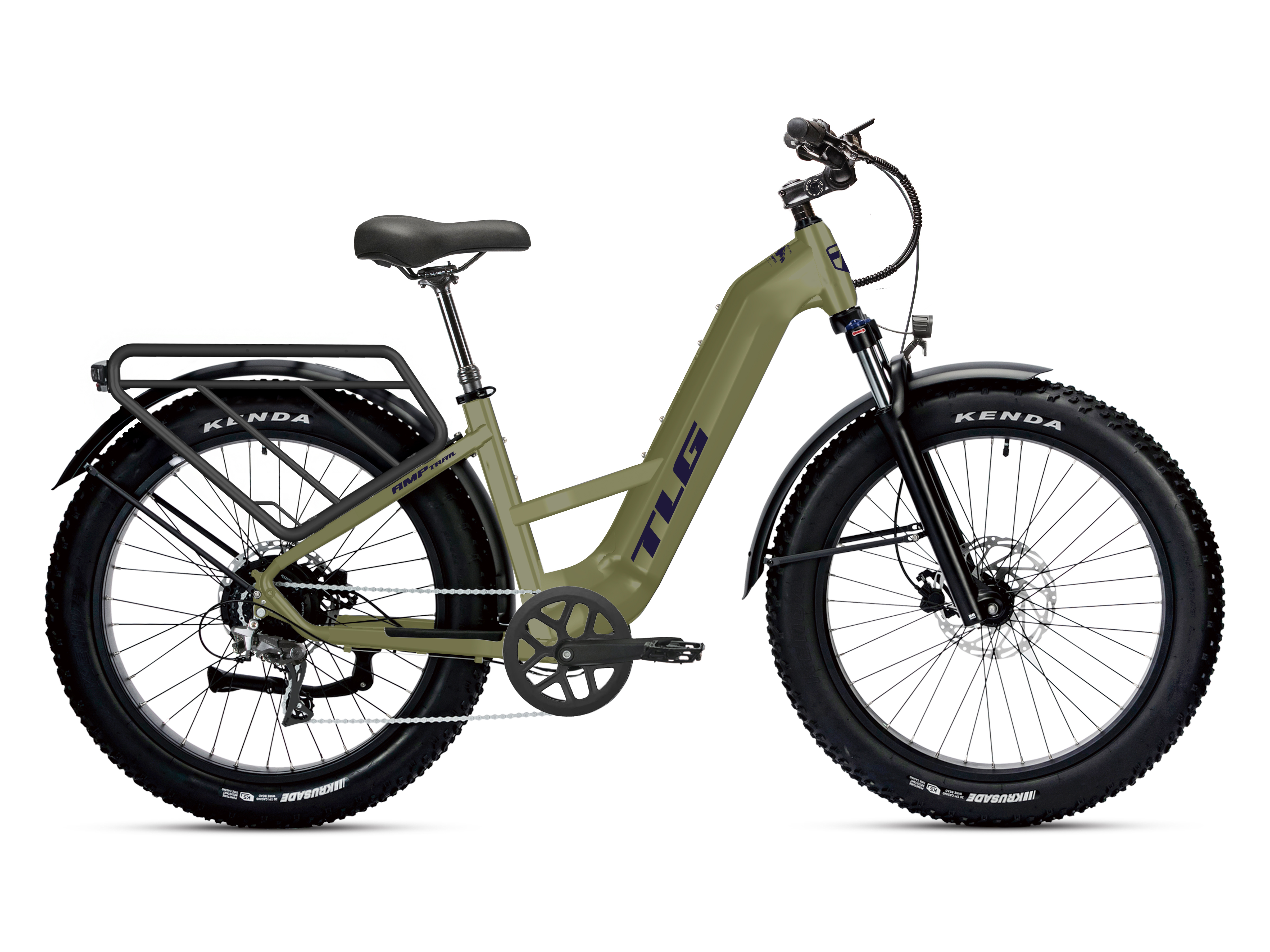 AmpTrail Red Radster Trail Electric Off-Road Bike - Image index.index1