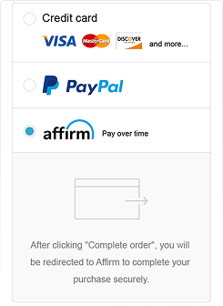 Choose how to pay